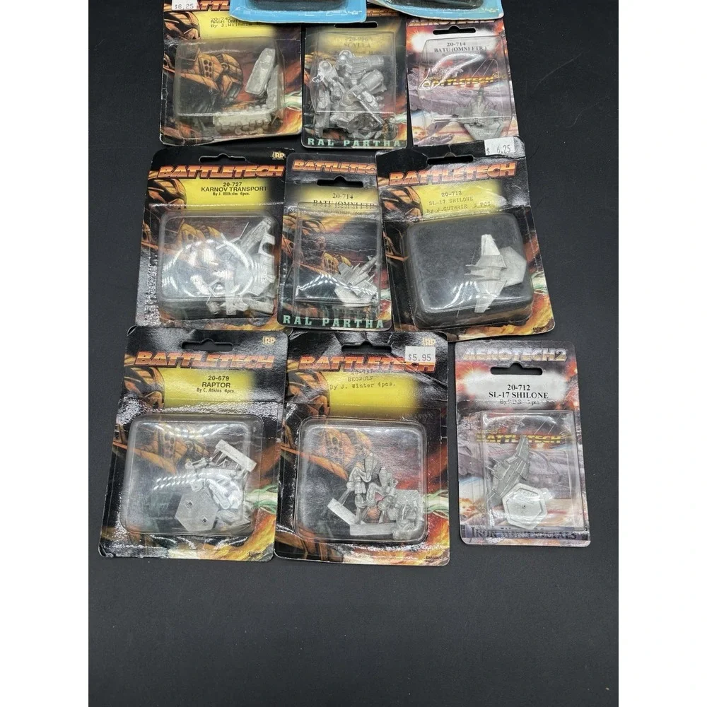 BattleTech Ral Partha Lot of 11 Sealed Miniatures Vehicles & Transports